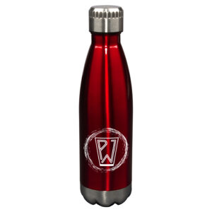 Red Glacier Stainless Steel Double Wall Vacuum Bottle