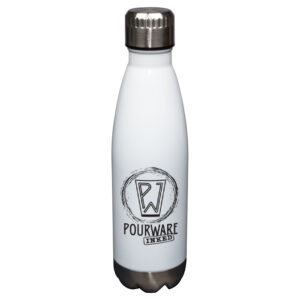 White Glacier Stainless Steel Double Wall Vacuum Bottle