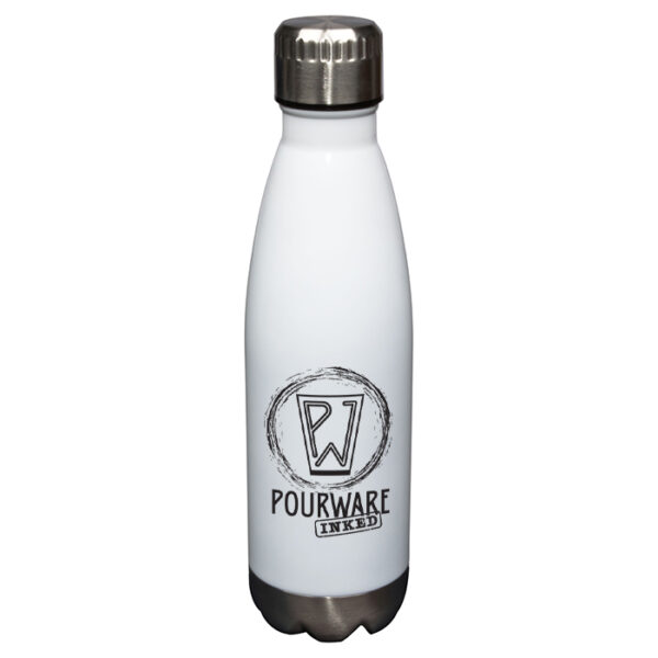 White Glacier Stainless Steel Double Wall Vacuum Bottle