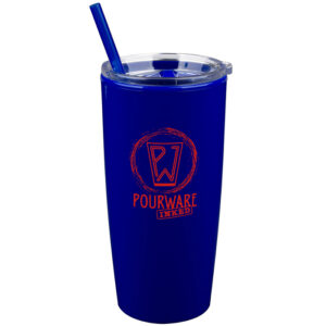 Blue Captiva Double Wall Acrylic Tumbler