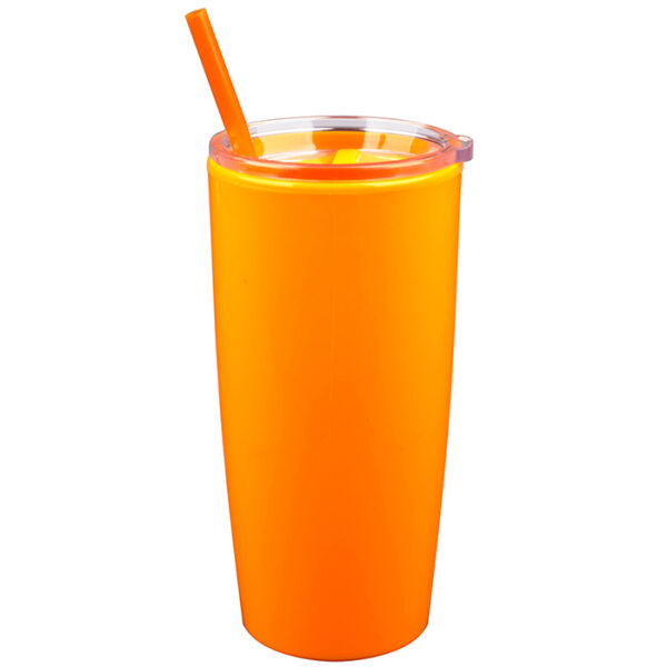 Orange Captiva Double Wall Acrylic Tumbler - Image 2
